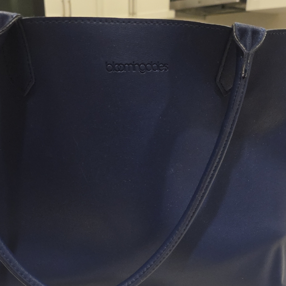 Bloomingdale's Navy Tote Bag